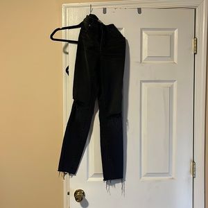 Madewell Ripped-Knee skinny Jean